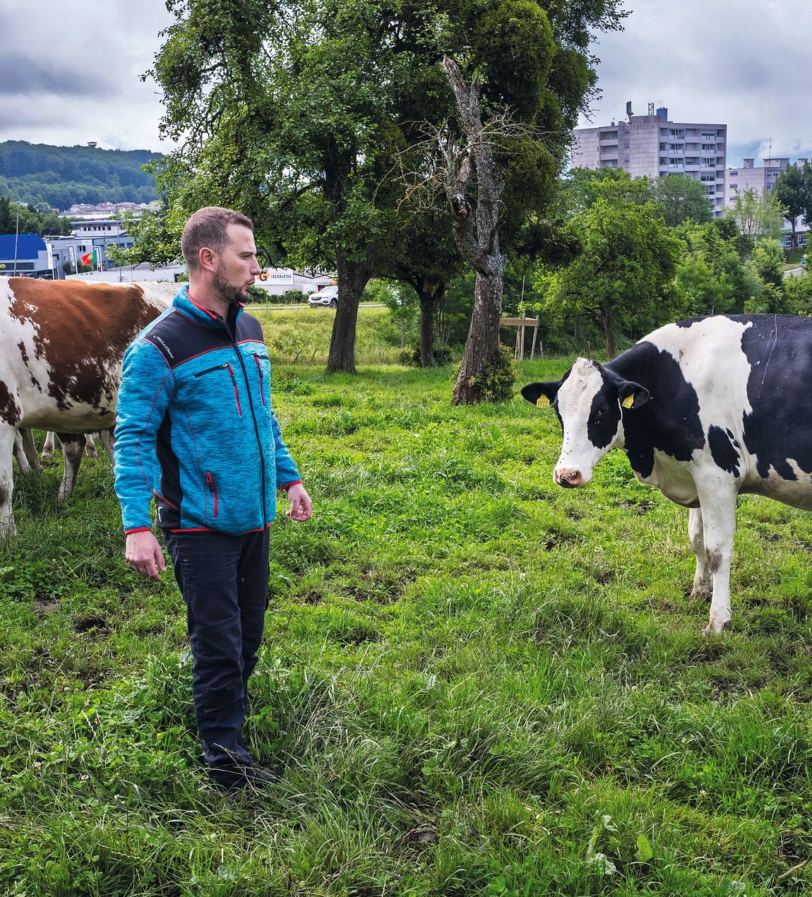 Jonas Porchet et son équipe, des acteurs du circuit court